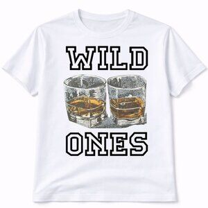Wild Ones Graphic T Shirt Trendy Boutique Style Tee Women Gift White